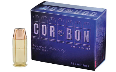 Corbon Ammo, Self Defense, 45ACP, 185 Grain | JHP | +P  (500 Round Case)