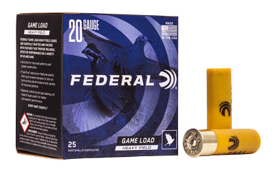 Federal, GameShok, 20 Gauge 2.75", #6, 1oz  (250 Round Case)