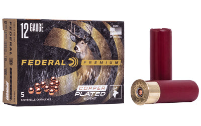 Federal, Premium, Vital Shok, 12 Gauge 3", 3 Buck, 1 1/2oz, Buckshot, 10 Pellets  (250 Round Case)