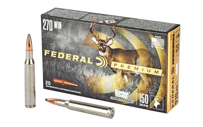 Federal, Premium, 270WIN, 150 Grain, Nosler Partition  (200 Round Box)