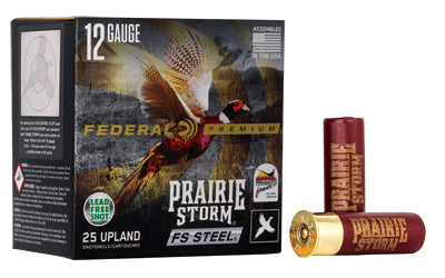 Federal, Premium, Prairie Storm, 12 Gauge 3", FS Steel, #3, 1 1/8 oz  (250 Round Case)