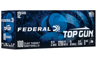 Federal, Top Gun, 12 Gauge 2.75", #8, 1 1/8 oz, (200 Round Case)