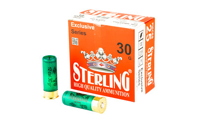 Sterling, Exclusive Series, 12 Gauge 2.75", #8, 1 1/6 oz, Shot Shell  (250 Round Case)