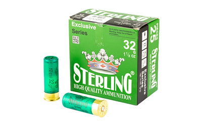 Sterling, Exclusive Series, 12 Gauge 2.75", #4, 1 1/8 oz, Shot Shell  (250 Round Case)