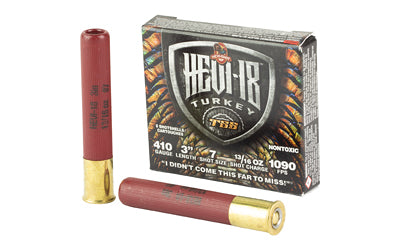 HEVI-Shot, HEVI-18, Turkey, 410 Gauge 3", #7, 13/16oz, TSS( 50 Round Case)