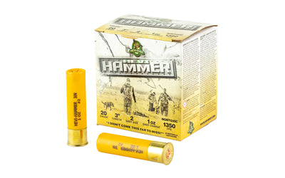 HEVI-Shot, HEVI-Shot, HEVI-Hammer, 20 Gauge 3", Max Dram, 1oz, #2 Shot Size  (250 Round case)