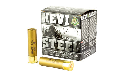 HEVI-Shot, HEVI-Steel, 12 Gauge 3.5", Max Dram, 1 3/8 oz, BB  (250 Round Case)