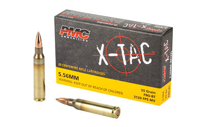 PMC Ammunition, XTAC, 556NATO, 55 Grain | FMJ |  (1000 Round Box)