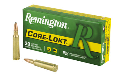 Remington, Core Lokt, 250 Savage, 100 Grain, Pointed Soft Point  (200 Round Case)