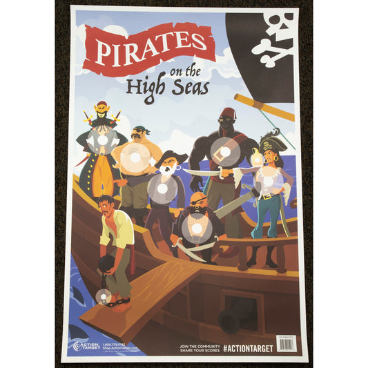 Action Tgt Pirates High Seas 100pk