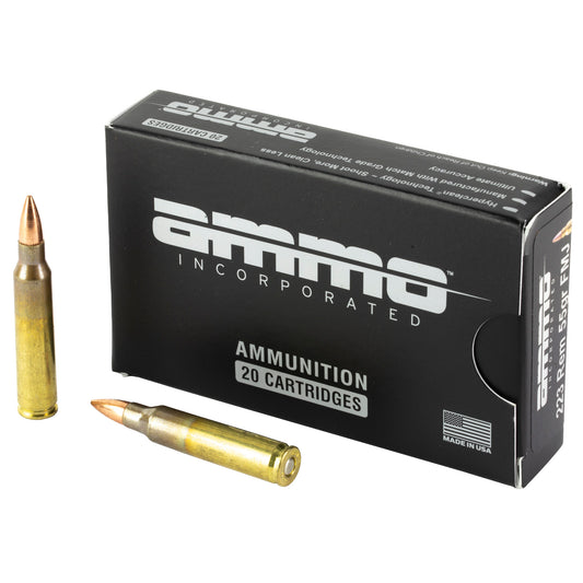 Ammo Inc, Signature, M193, .223 Remington, 55 Grain | FMJ | (500 Round Case)