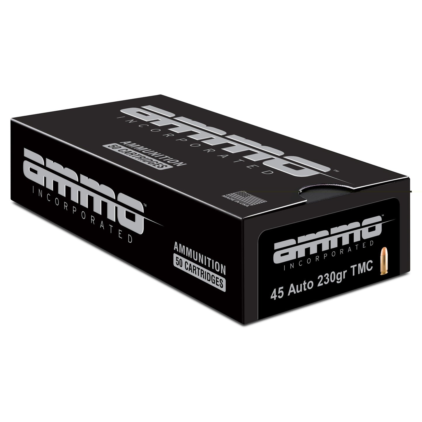 Ammo Inc, Signature, 45 ACP, 230 Grains, Total Metal Coating  (1000 Round Case)