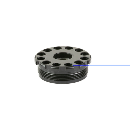 ANECHOIC, DTA Mount, 1/2X28 Thread Pitch, For AnechoX Suppressors, Titanium Construction, Matte Finish, Black