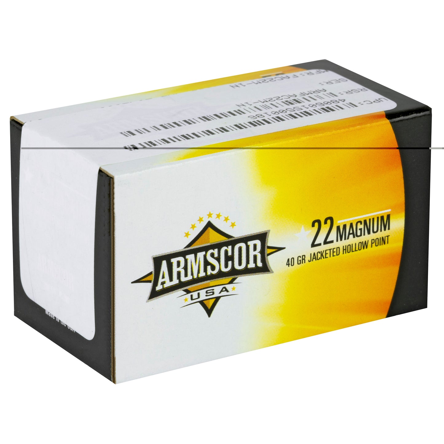 Armscor 22 WMR 40Gr, Jacketed Hollow Point JHP (50 Round Box)