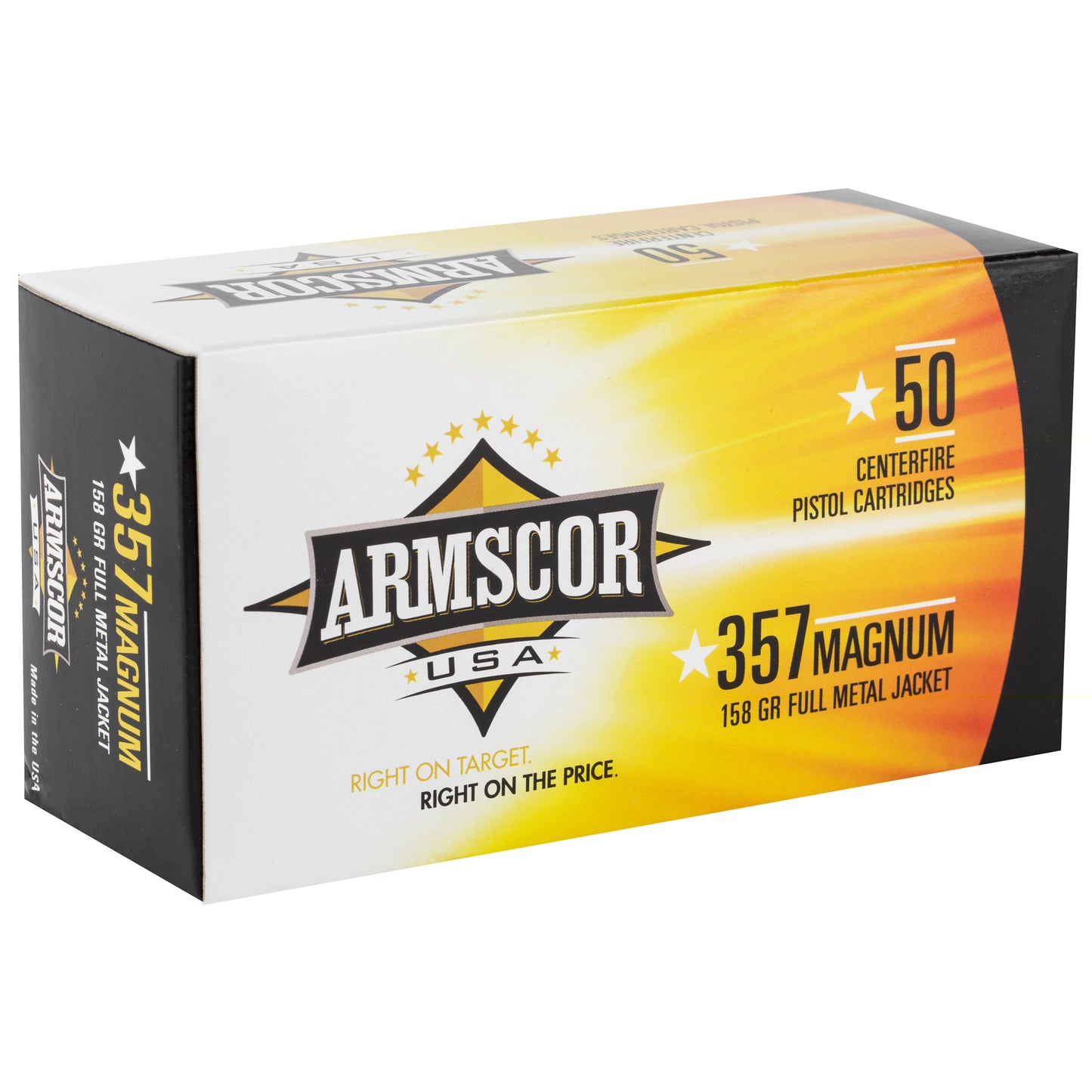 Armscor, 357 Mag, 158 Grain | FMJ |  (50 Round Box)