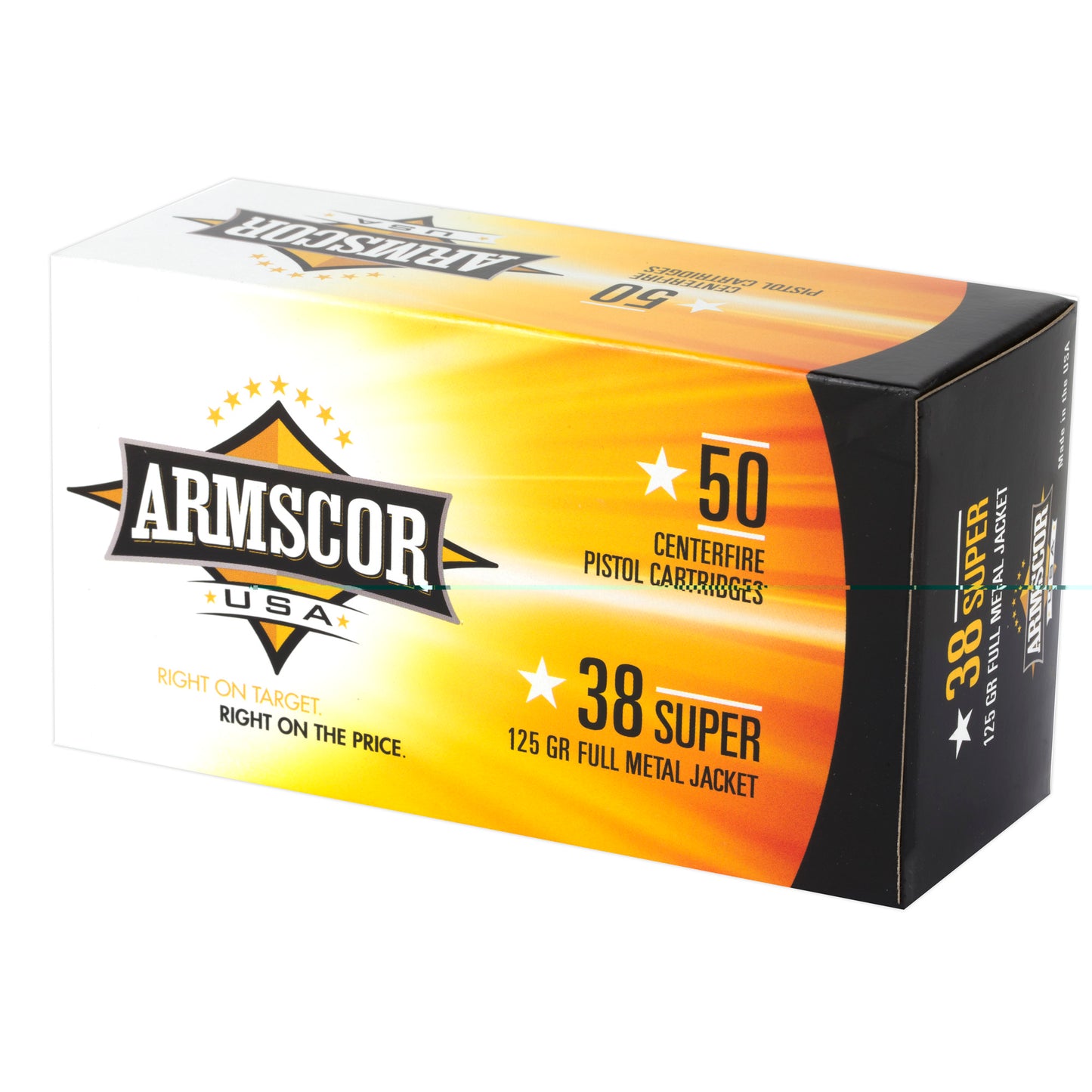 Armscor, .38 Super, 125 Grain | FMJ |  (50 Round Box)