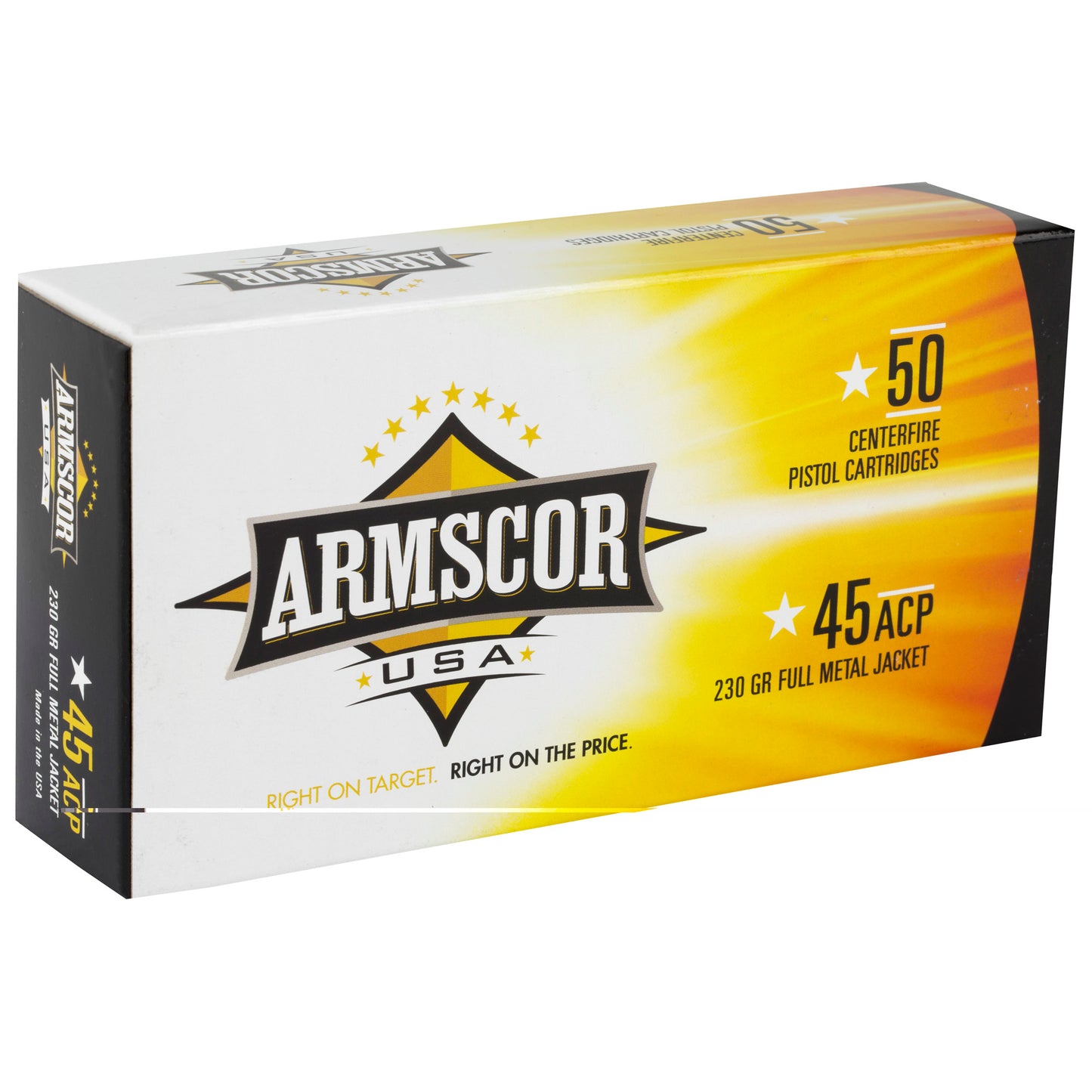 Armscor 45 ACP 230Gr | FMJ | (50 Round Box)