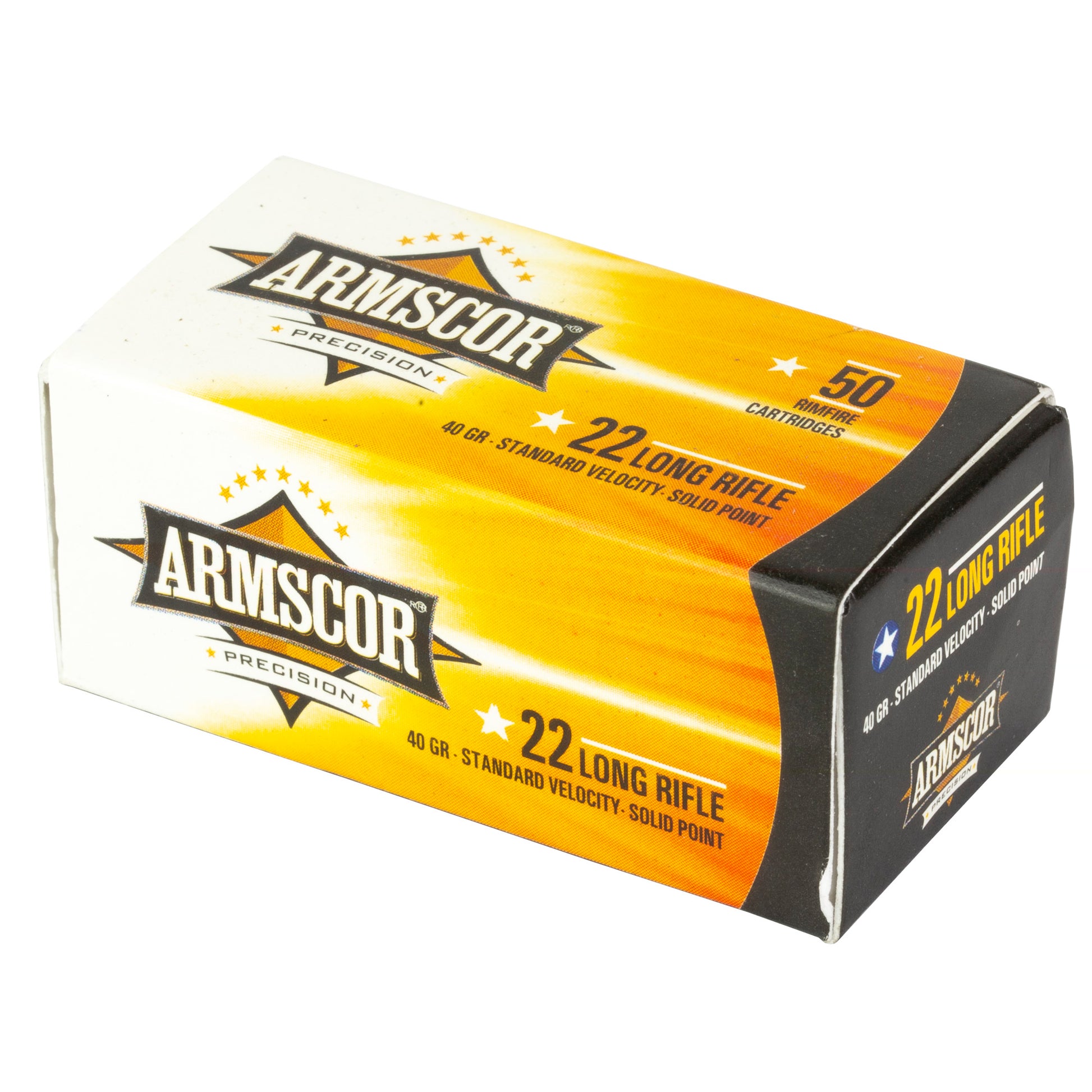 Armscor, Ammo, 22 LR, 40Gr, Solid Point, Standard Velocity, 50 Round Box