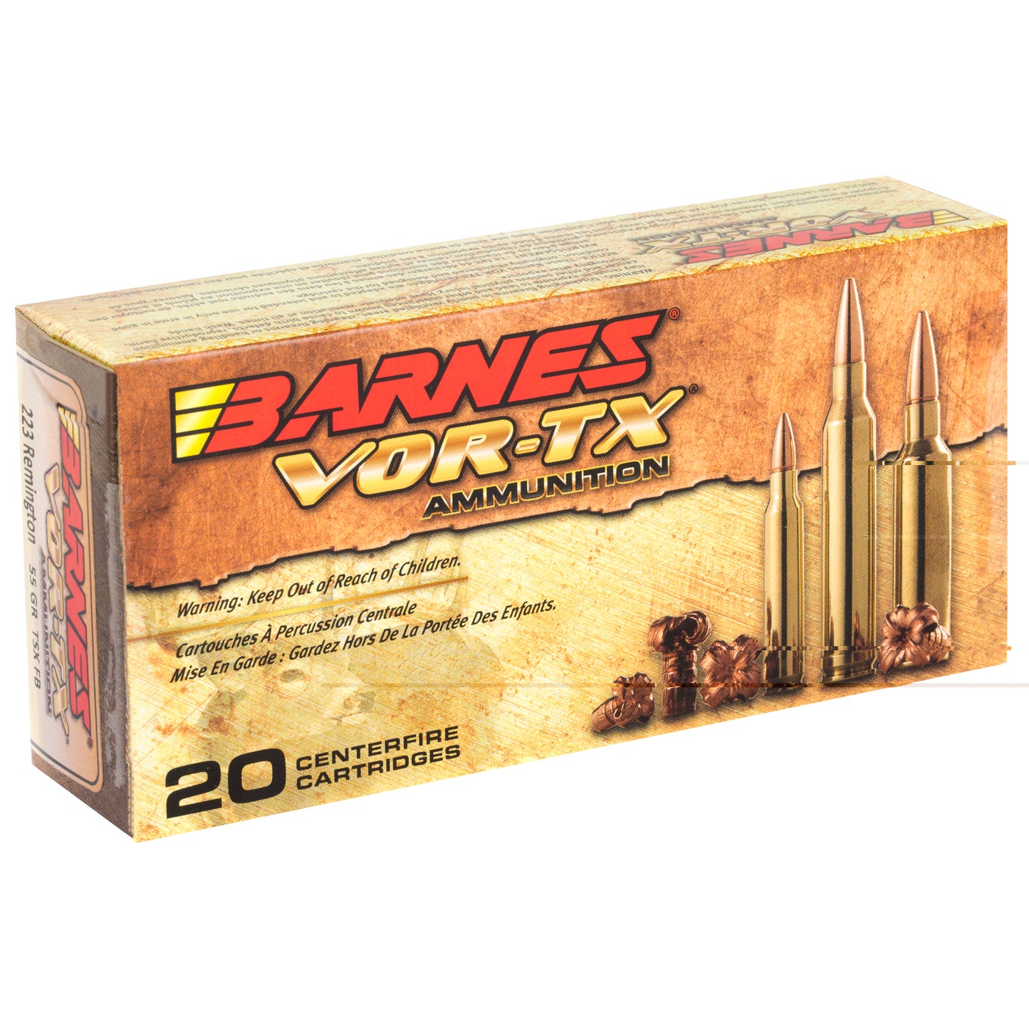 Barnes Vor-tx 223rem 55gr Tsx Fb 20