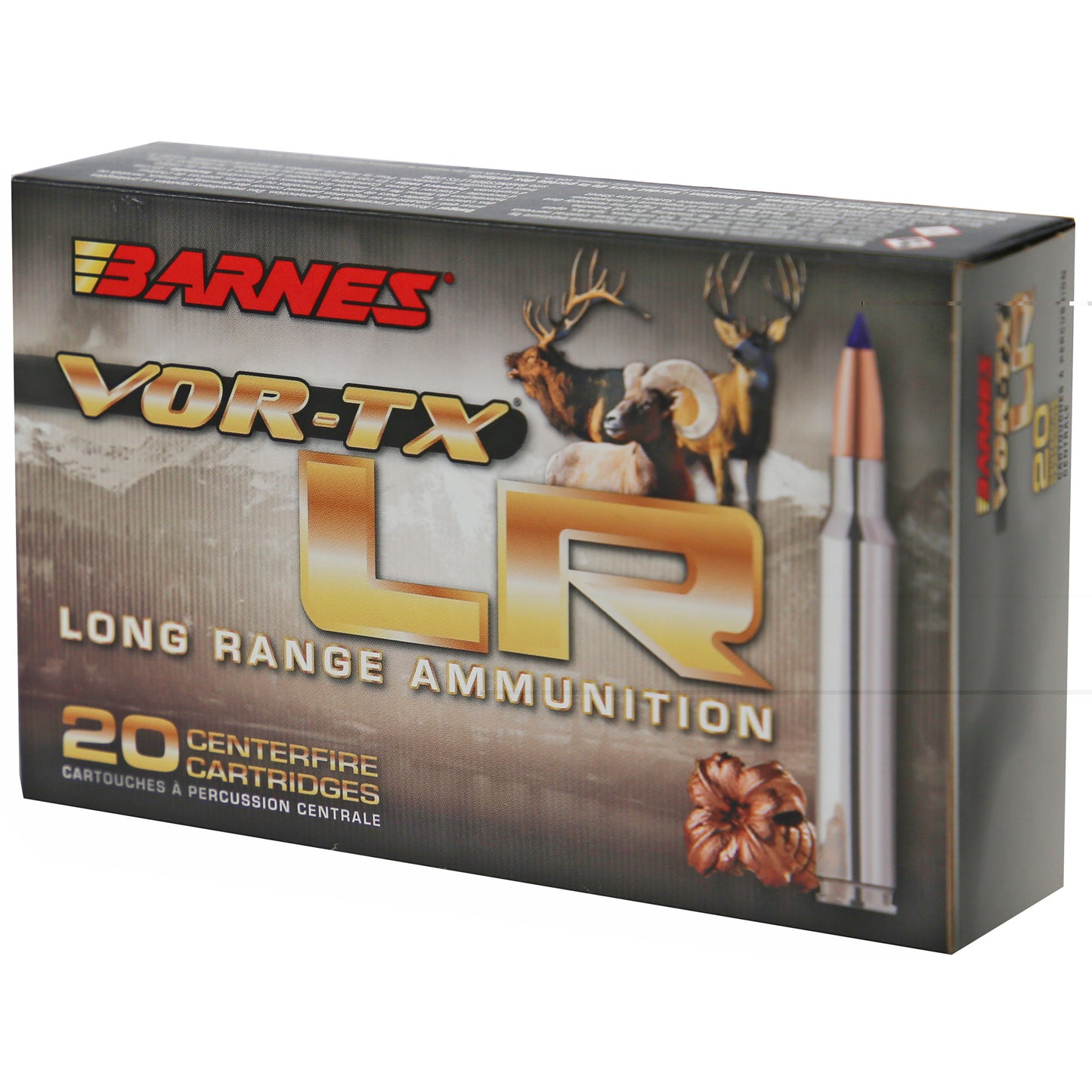 Barnes 6.5creed 127Gr, LRX (Long Range X) Boat Tail  (20 Round Box)