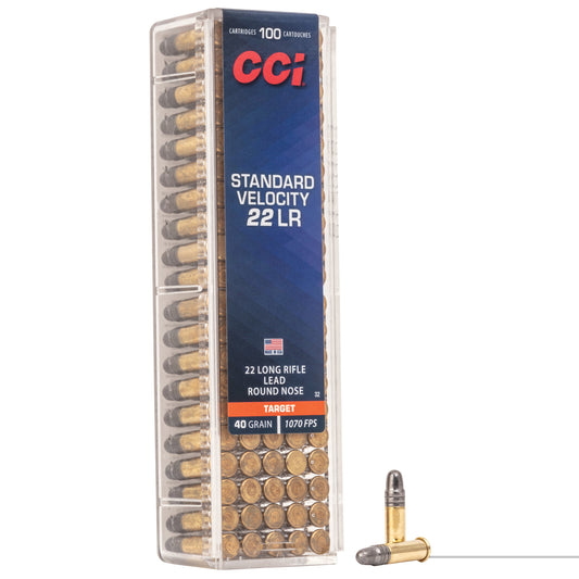 CCI 22 Long Rifle Standard Velocity, 40Gr (100 Round Box)