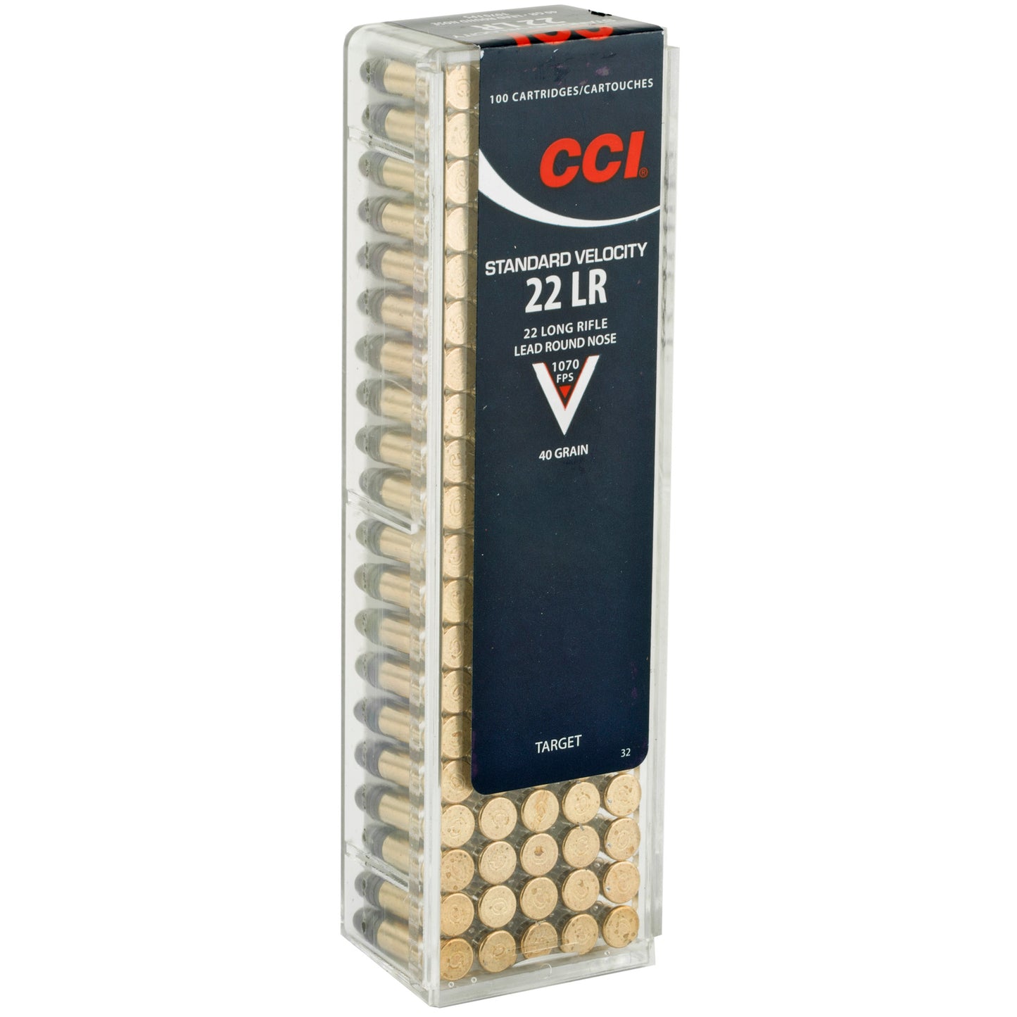 CCI 22 Long Rifle Standard Velocity, 40Gr (100 Round Box)