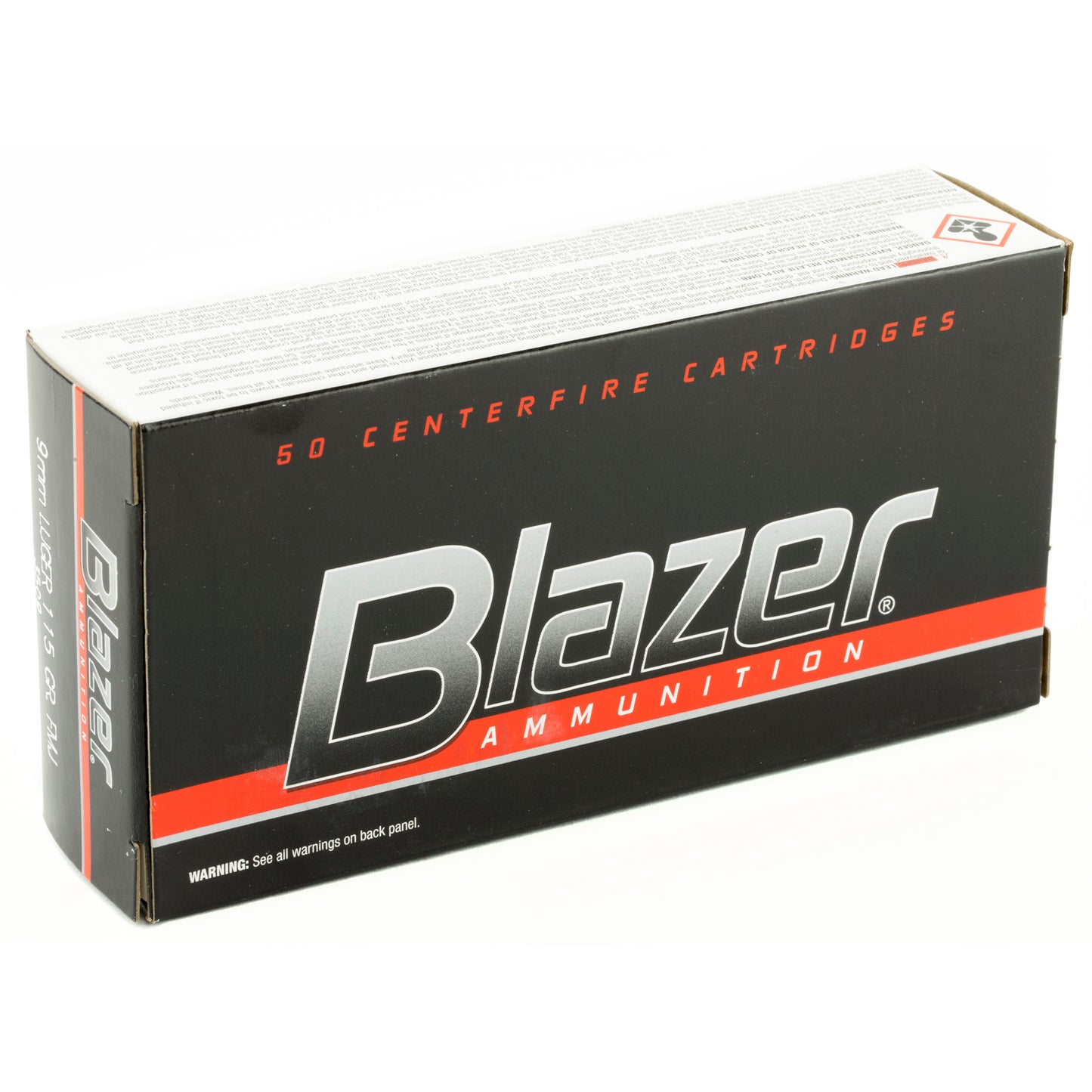 Blazer 9mm 115gr Full Metal Jacket 50 Round Box