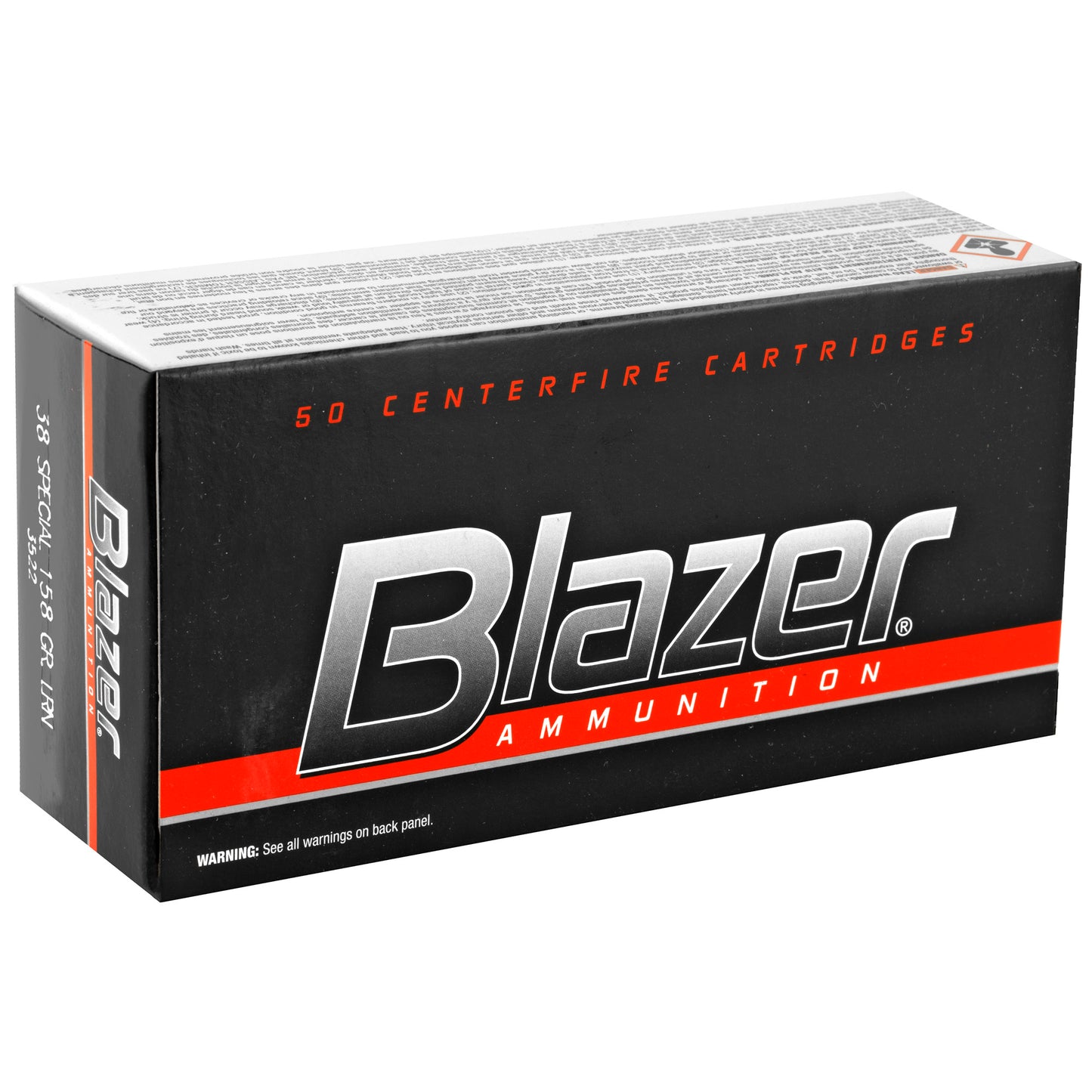 Blazer Ammunition, Blazer, 38 Special, 158 Grain | LRN |  (50 Round Box)