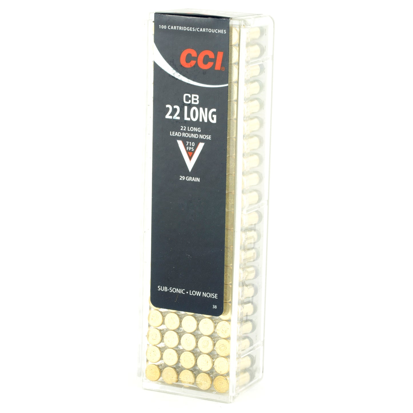 CCI Ammunition, CB 22L 29 Grain, Lead Round Nose, 100 Round Box