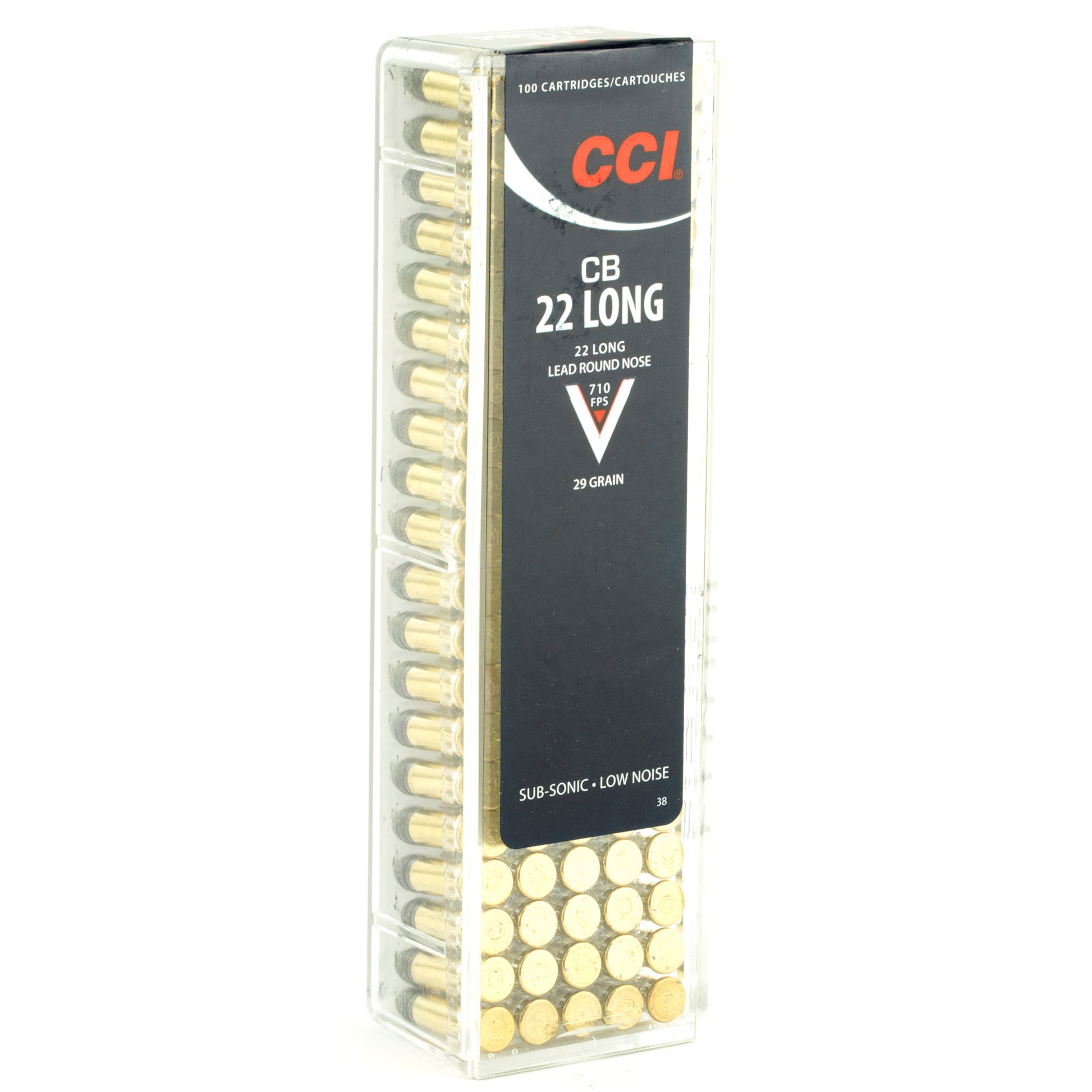 CCI Ammunition, CB 22L 29 Grain, Lead Round Nose, 100 Round Box