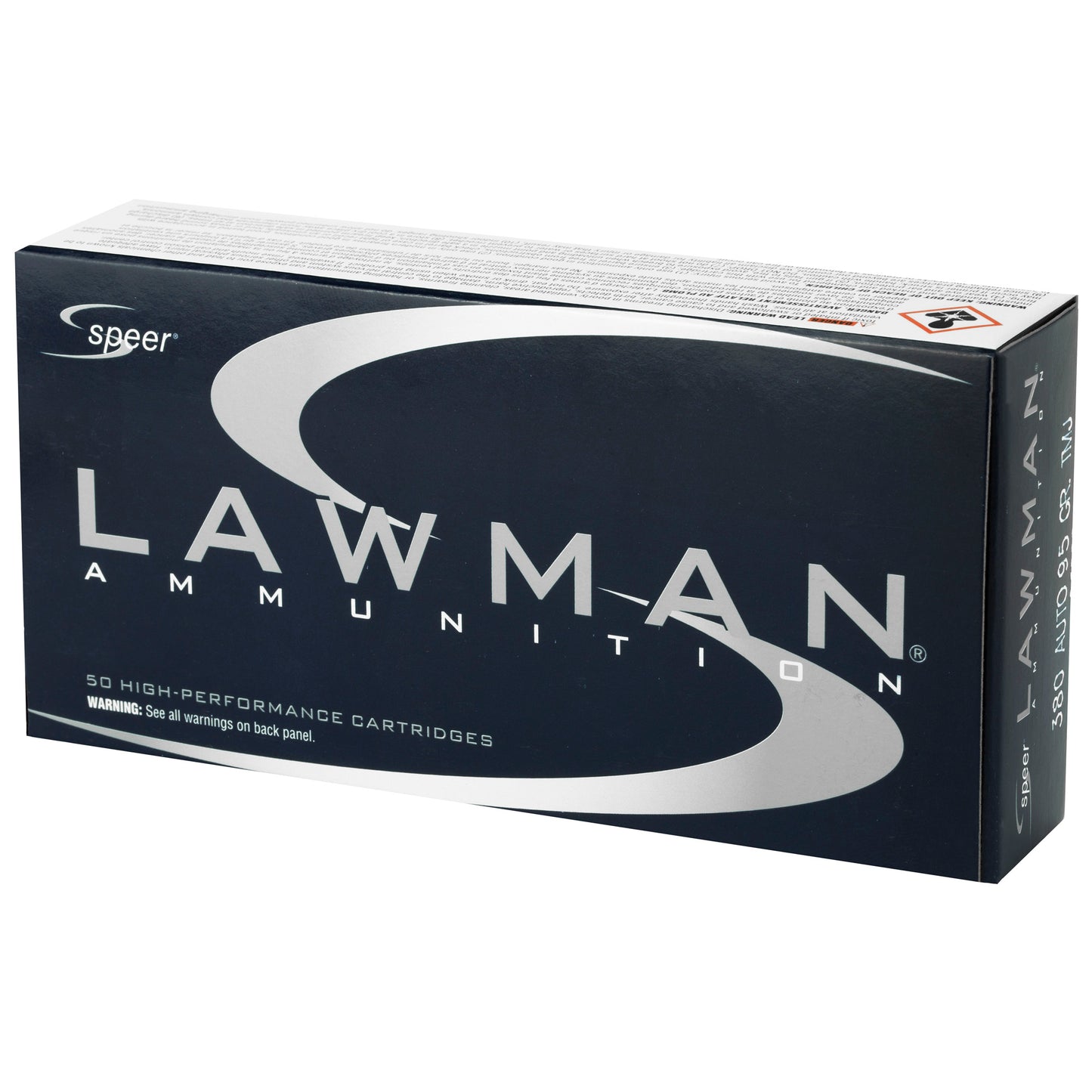 Speer Lawman, 380 ACP, 95 Grain | TMJ |  (50 Round Box)