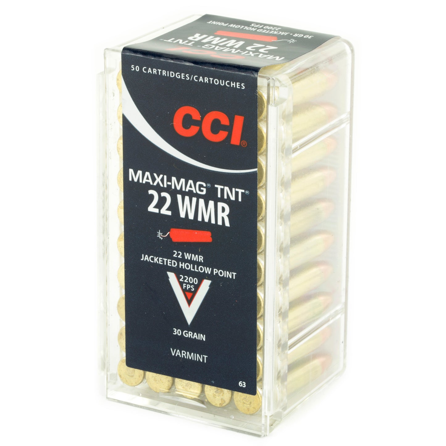 CCI 22 WMR TNT Maxi-Mag, 30Gr  (50 Round Box)