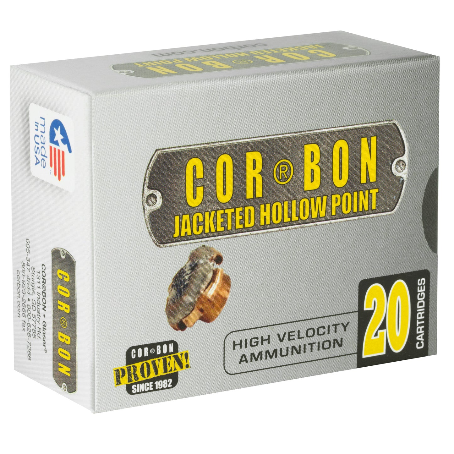 Corbon 10mm 165gr Jacketed Hollow Point (20 Round Box)