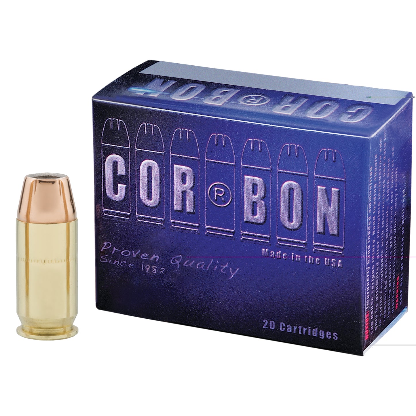 Corbon Ammo, Self Defense, 45ACP, 185 Grain | JHP | +P  (20 Round Box)