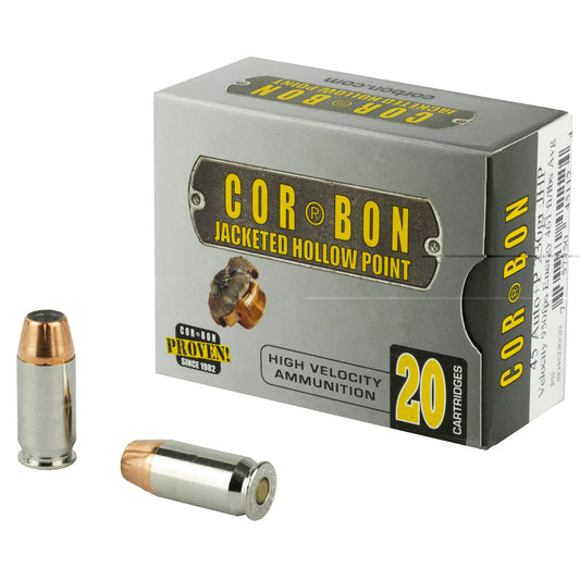 Corbon Ammo, Self Defense, 45ACP, 230 Grain, Jacketed Hollow Point, +P  (500 Round Case)