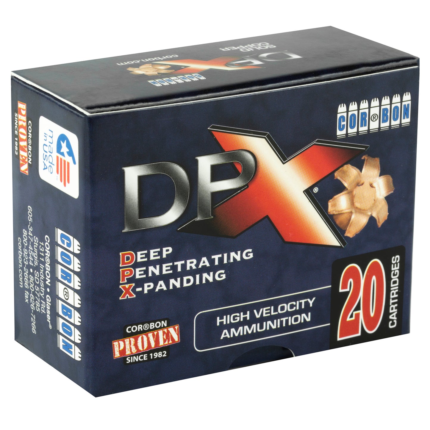 Corbon Dpx 380acp 80gr Brns X 20/500