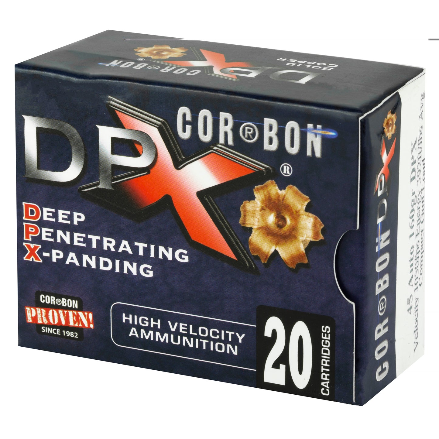 Corbon Dpx 45acp 160gr Br X 20/500