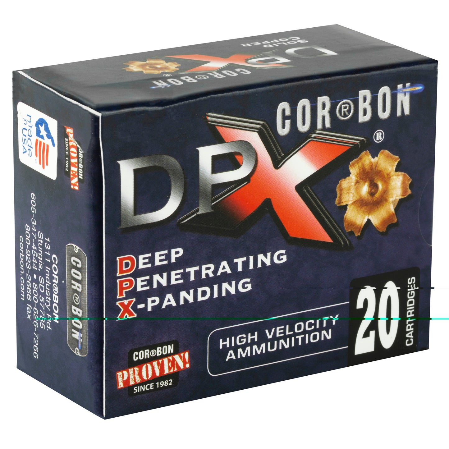 Corbon Dpx 45acp 160gr Br X 20/500