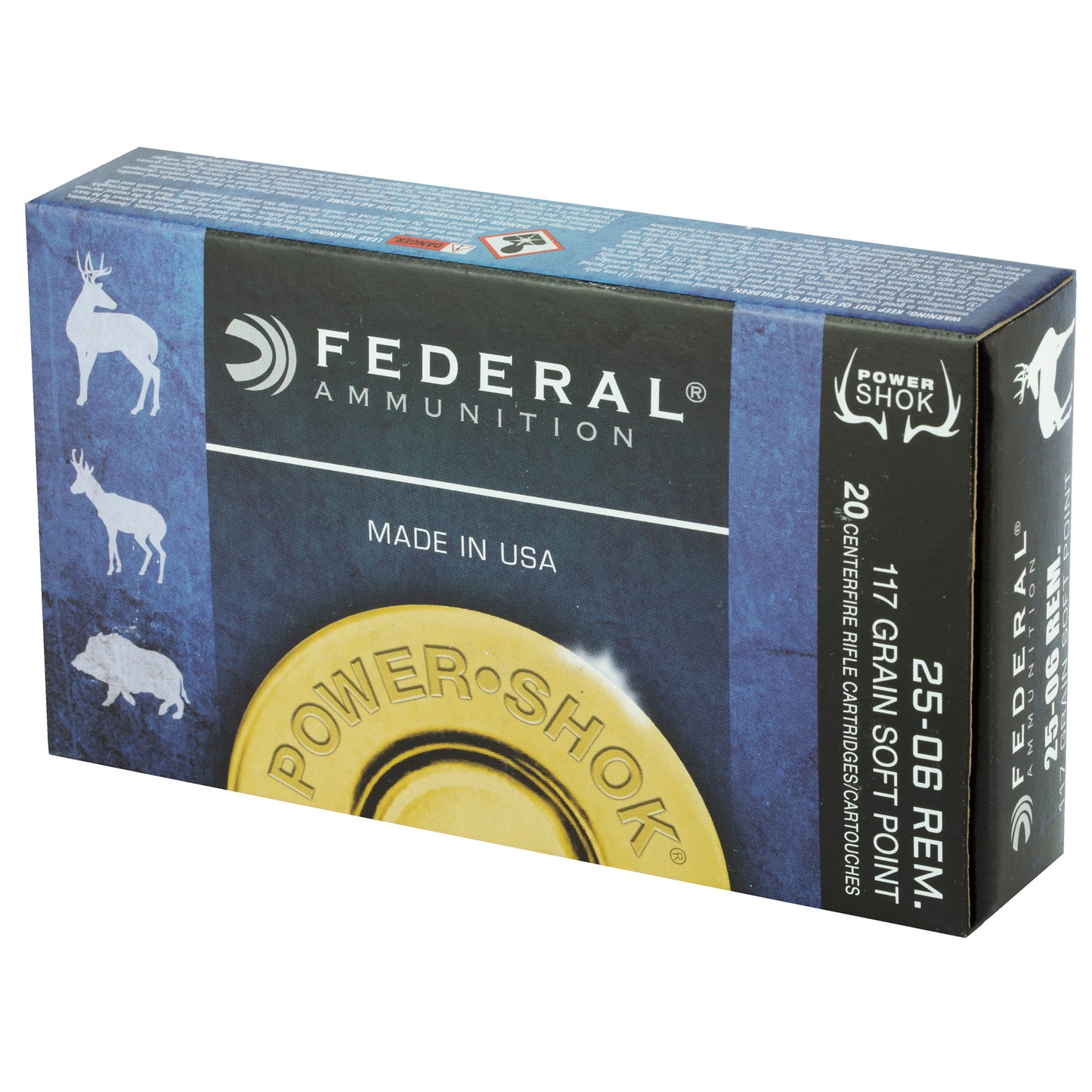 Federal, PowerShok, 25-06REM, 117 Grain, Sierra | JSP |  (20 Round Box)