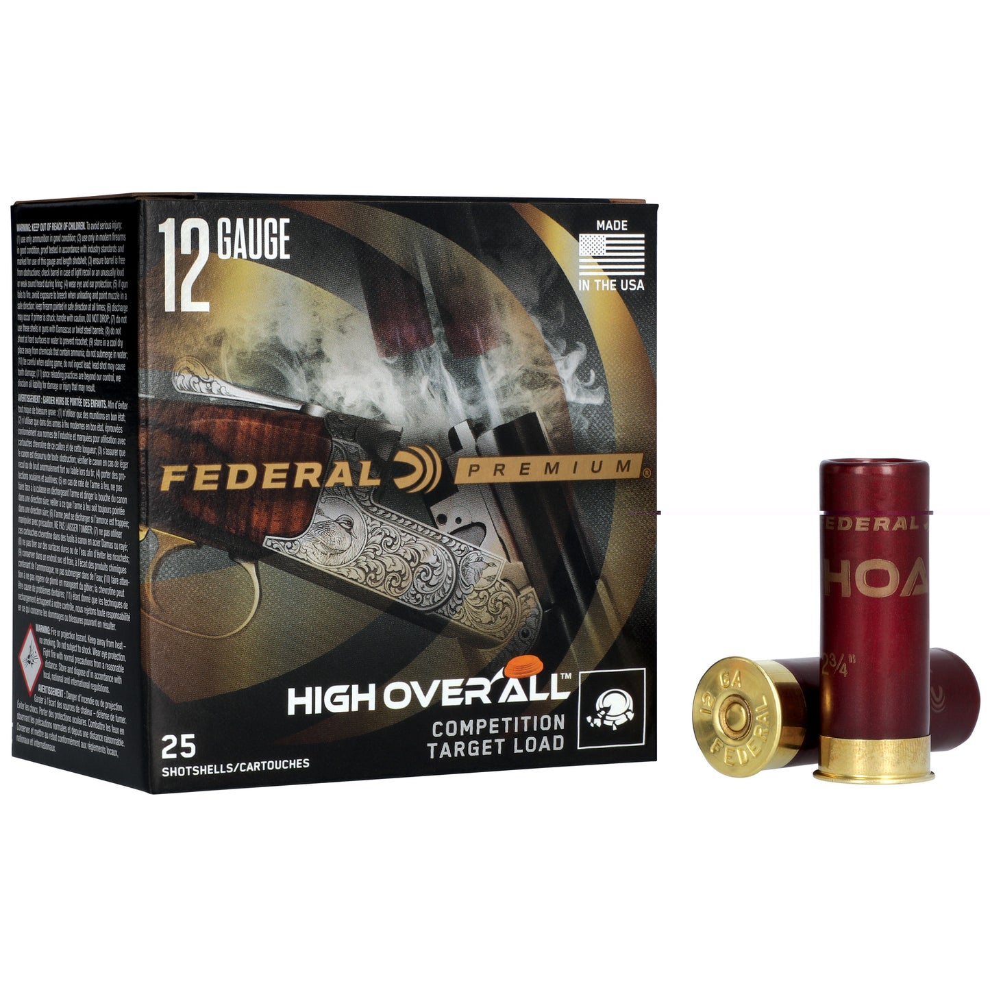 Federal, High Operating Antimony 12ga 2.75" #7.5 (25 Round Box)