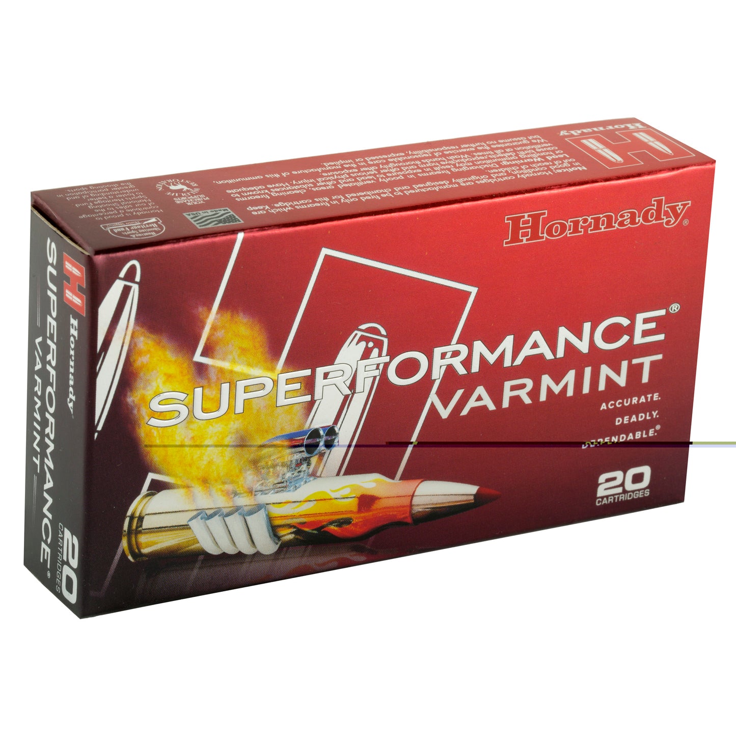 Hornady, Superformance Varmint, 204 Ruger, 32 Grain, V-Max, (20 Round Box)