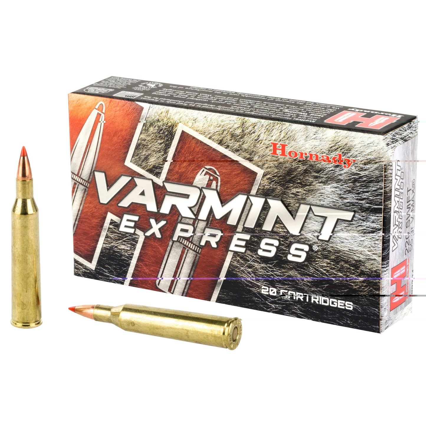 Hornady, Varmit Express, 220 Swift, 55 Grain, V-Max, (200 Round Case)