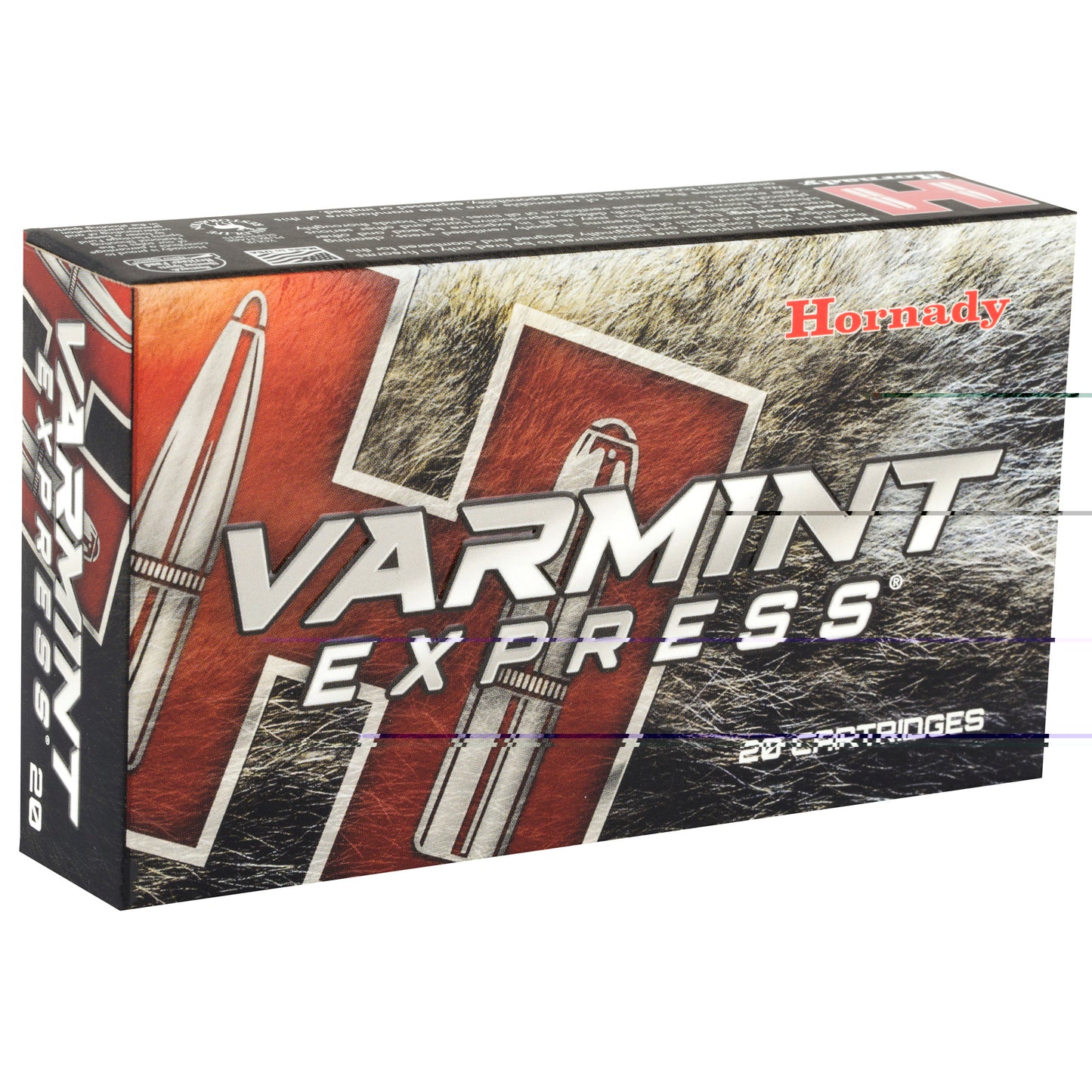 Hornady, Varmit Express, 22-250, 55 Grain, V-Max, (20 Round Box)