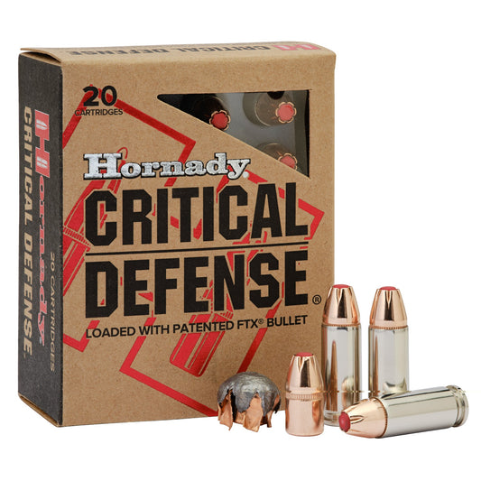 Hornady, Critical Defense, 30 Super Carry, 100 Grain, Flex Tip (500 Round Case)