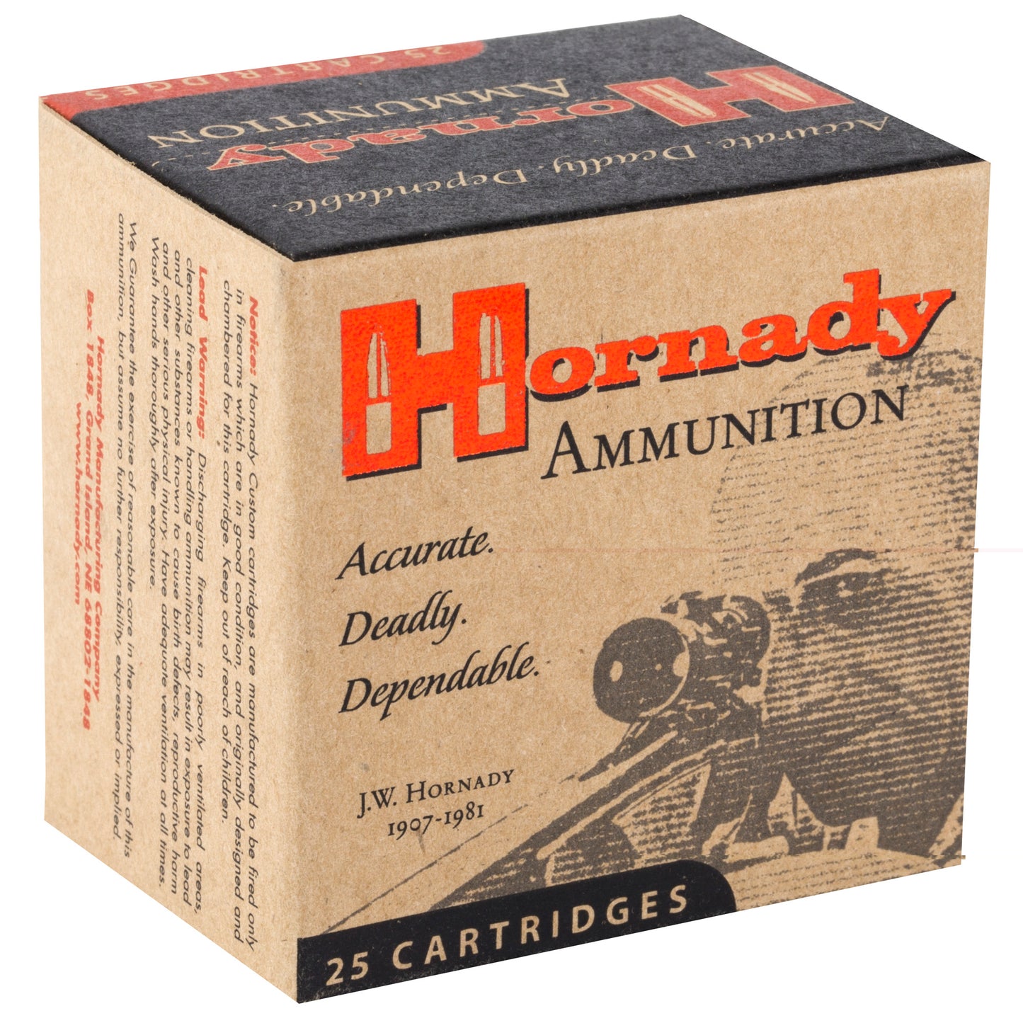 Hornady 357 Magnum, 158grain, Jacketed Hollow Point, JHP/XTP, Extreme Terminal Protection, 25 Rounds per Box