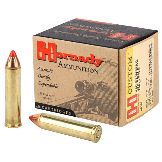 Hornady, Custom, 460 S&W, 200 Grain, FTX  (200 Round Case)