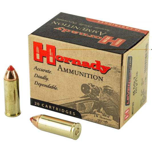 Hornady, LeverEvolution, 45LC, 225 Grain, FlexTip  (200 Round Case)