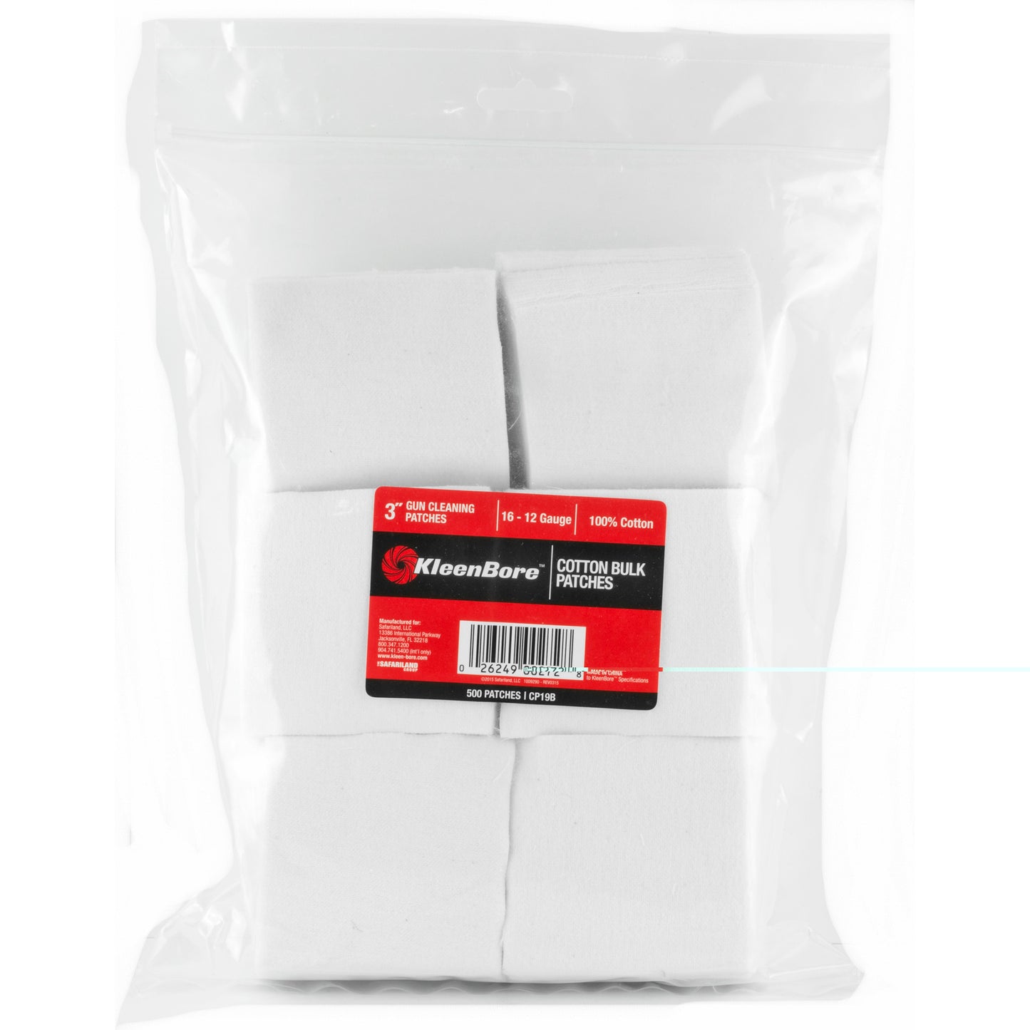 Kleen Br Spr Patch 12-16ga 500pk