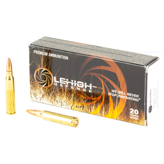 Lehigh Defense, Controlled Chaos, .223 Remington, 55 Grain, Fracturing Tip BTHP, (200 RD CASE)