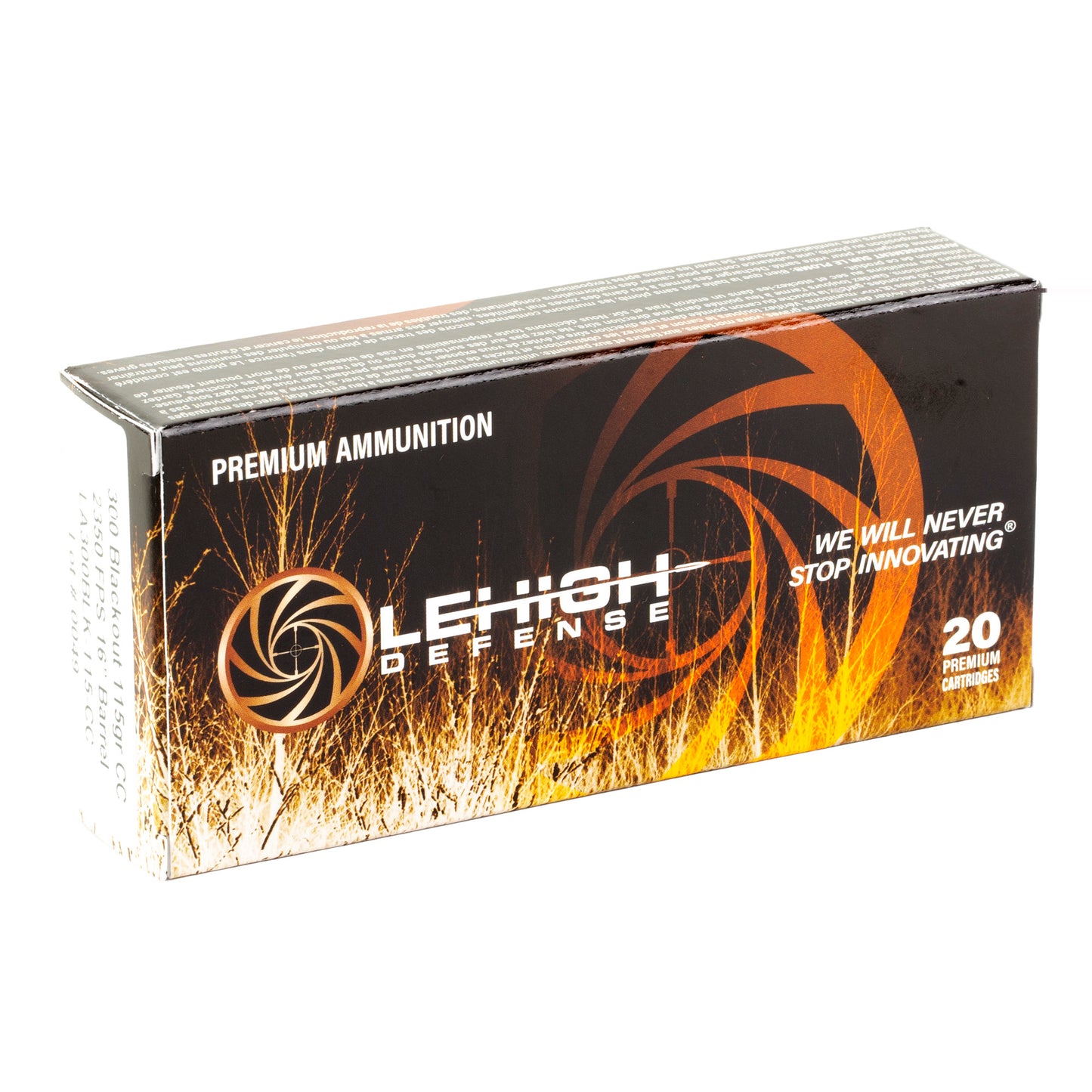 Lehigh Ctl Chaos 300blk 115gr 20/200